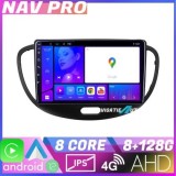 Navigatie Hyundai I10 2007 2013 EDOTEC-LITE Android Ecran 720P Octa Core 8 128 Carplay CarStore Technology