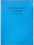 Dim. Pacurariu - Comunicarile Hyperion, vol. 7 - Filologie (Editia: 1998)