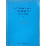Dim. Pacurariu - Comunicarile Hyperion, vol. 7 - Filologie (Editia: 1998)