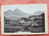 Fotografie tip CDV, Berchtesgaden vom Malerhugel, 1896