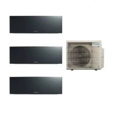 Aparat de aer conditionat multisplit Daikin Bluevolution cu trei unitati interne Emura 9000 BTU, 9000 BTU si 12000 BTU Black, Unitate Externa 24000 BT