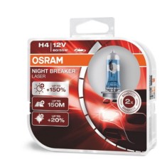 SET 2 BECURI 12V H4 60/55 W NIGHT BREAKER LASER NEXTGEN +150% OSRAM