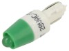 Lampă de control LED verde 28V