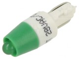 Lampă de control LED verde 28V