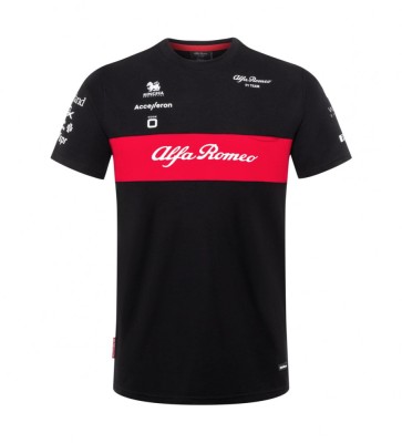 Alfa Romeo Racing tricou de bărbați official black F1 Team 2023 - S foto