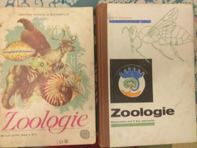 2 manuale Zoologie, anii&amp;#039;70-&amp;#039;80 foto