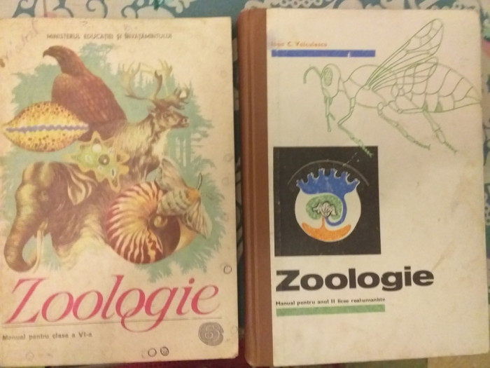 2 manuale Zoologie, anii&#039;70-&#039;80