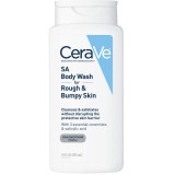 Gel de duș CeraVe Rough &amp;amp; Bumpy Skin cu Acid Salicilic, fără parfum, 296 ml