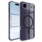 Husa iPhone 17 Air 6.5 Silicon Magsafe Fumuriu Negru