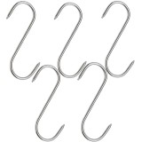 Set cinci Carlige afumatoare carne , macelarie DEPOX&reg; , 16 cm , metal