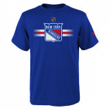 New York Rangers tricou de copii Apro Logo Ss Ctn Tee - Dětsk&eacute; M (10 - 12 let)