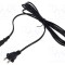 Cablu 2x18AWG IEC C7 mamă NEMA 1-15 PVC 3m negru POS