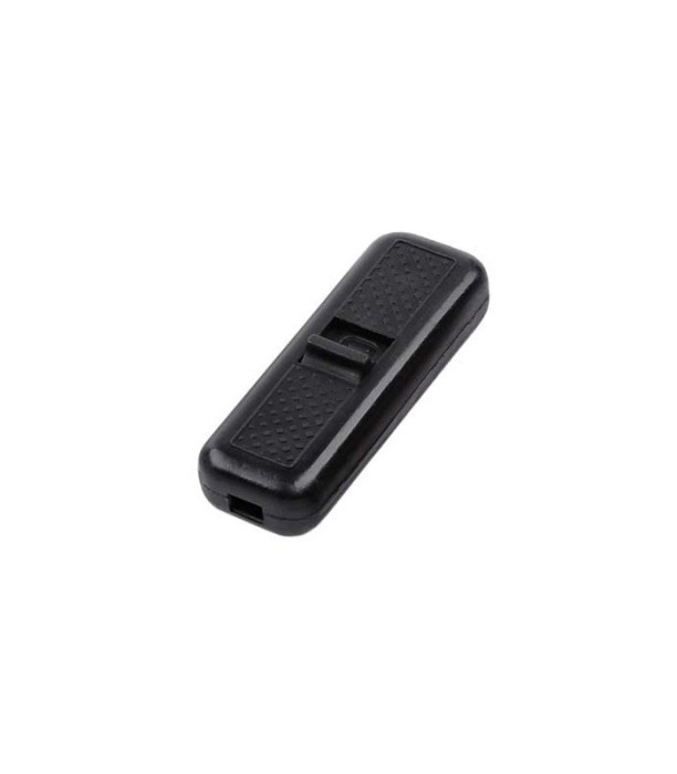 Intrerupator pe fir ON-OFF 2A 250V negru cu retinere