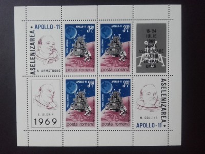 1969 - Apollo 11 (bloc ) - LP704a foto