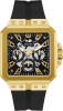 Ceas Barbatesc Guess Leo GW0637G2, Quartz, 42mm, Inox, Silicon, Analog, Rezistent Apa