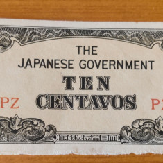 Lot 5 / 10 Centavos din Filipine aflate sub ocupația japoneză (1942-1945)