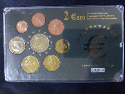 Euro set - Letonia 2014 , 8 monede - UNC foto