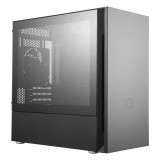 CARCASA Cooler Master Mini Tower mATX &amp;quot;Silencio S400&amp;quot; fara sursa sticla securizata 2 x fan USB 3.0 x 2 Jack 3.5mm x 1 card reader mesh &amp;quot