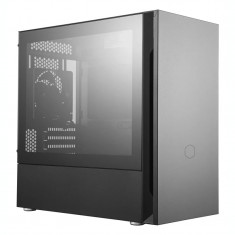 CARCASA Cooler Master Mini Tower mATX &quot;Silencio S400&quot; fara sursa sticla securizata 2 x fan USB 3.0 x 2 Jack 3.5mm x 1 card reader mesh &quot