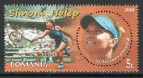 Romania 2018 Mi 7444 MNH - LP 2209 Simona Halep, Nestampilat