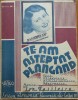 Partitura Te-am asteptat plangand, muzica Ion Vasilescu, interbelica