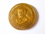 Rară! Medalie Academia Rom&acirc;nă/Fundația Familiei Menachem H.Elias:Spitalul Elias 60 ani de la &icirc;nființare 1996,diam.=50 mm,greutate=58 grame