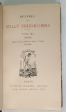 OEUVRES de SULLY PRUDHOMME , POESIES 1878 -1879 , SFARSIT DE SECOL XIX