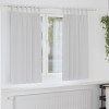 VidaXL Perdele cu perdele 2 pcs Gri deschis 175x140cm Poliester 4107569