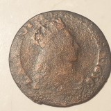 Liard de France 1656 A, Paris, Ludovic al XIV-lea, Moneda Veche Franceză