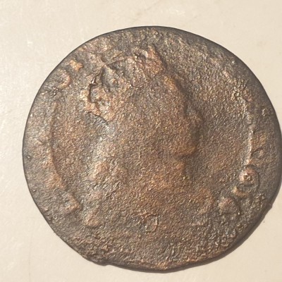 Franța Liard de France 1656 A / Paris Ludovic XlV foto