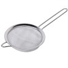 Strecurătoare Metalică, M&acirc;ner Lung, Diametru 16 cm, cu maner, metal, Oem