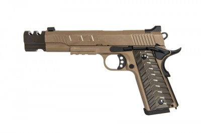 Replica pistol KP-16 GBB CO2 KJW Tan foto