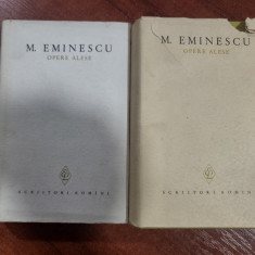 Opere alese vol.1 si 2 de M.Eminescu