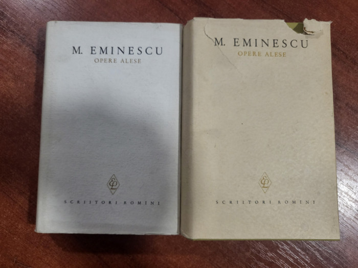 Opere alese vol.1 si 2 de M.Eminescu