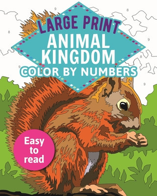 Large Print Animal Kingdom Color by Numbers: Easy to Read foto