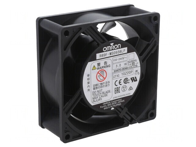Ventilator AC Axial 230V 92x92x38mm 70.8m3/h 33dBA