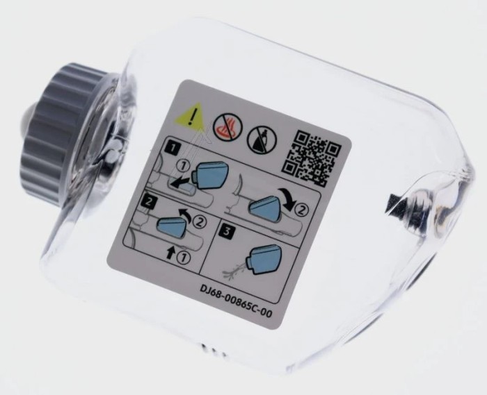 ASSY CASE WATER;VS9500AL,EXP, TRANSPAREN DJ97-03108B Aspirator vertical Samsung Bespoke Jet One Pro Extra,