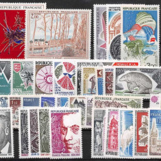 C5212 - Franta 1974 - lot timbre nestampilate MNH,anul complet