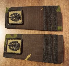 C3 CPM 1 - Grade militare - mozaic padure - capitan logistica - piesa de colectie