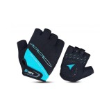 Manusi b-race cu gel negru/turcoaz m, Pegas