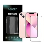 FOLIE STICLA Spacer pentru Iphone 13 si 13 Pro, grosime 0.3mm, acoperire totala ecran, strat special anti-ulei si anti-amprenta, Tempered Glass, sticl