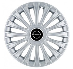 Set 4 capace roti pentru Nissan Nou, model Dino Gray, R14