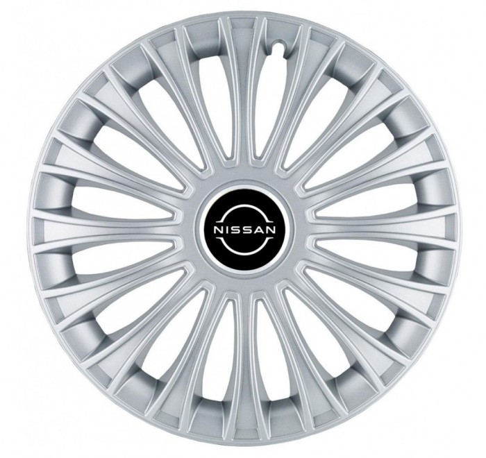 Set 4 capace roti pentru Nissan Nou, model Dino Gray, R14