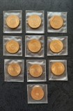 Lot 10 x 10 Ruble 2015 - 2016, Rusia, tematica diversa - UNC - A 2628, 2629, Europa