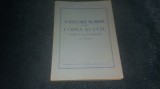 GH BULGAR - SCRIITORI ROMANI DESPRE LIMBA SI STIL 1957