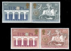 Marea Britanie 1984 - Europa, CEPT, serie neuzata
