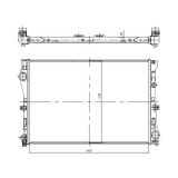 NRF Radiator, racire motor