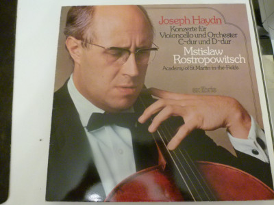 Concerte pt. violoncel in c-dur,d, dur - Haydn, Rostropowitsch foto