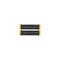 Mansoane Reverse Stamp Lock-On 135/30mm Negru/Galben Ultimate FactoryBikes