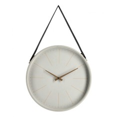 Ceas perete bej auriu Timely 40x6x66 cm